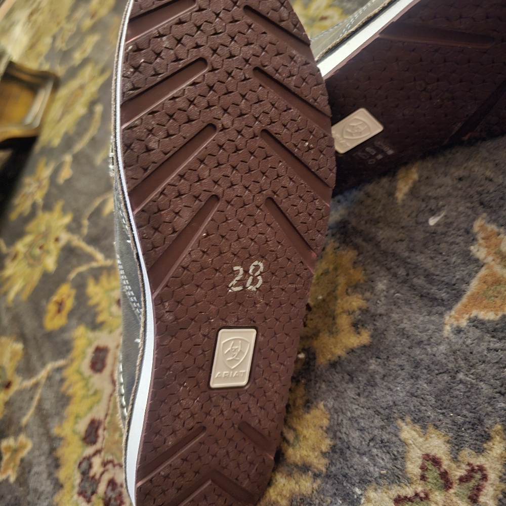 ARIAT Buffalo Print Cruiser Size 7- NWT - Picture 3 of 4